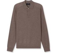 OLYMP SIGNATURE Strick Premium Polo langarm Herren, Braun, , L (84026427L)