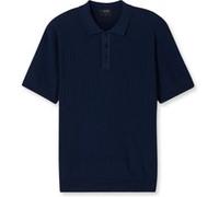 OLYMP SIGNATURE Strick Premium Poloshirt Herren, Blau, , L (84101214L)