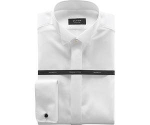 OLYMP SIGNATURE Tailored Fit Galahemd champagner, Faux-uni