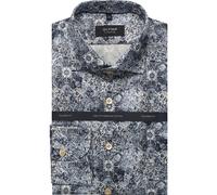 OLYMP SIGNATURE Tailored Fit Hemd bleu, Gemustert