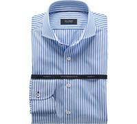 OLYMP Signature Hemd Herren Slim Fit Langarm blau, 40