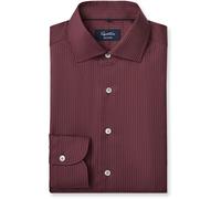 OLYMP SIGNATURE Tailored Fit Hemd bordeaux, Gestreift