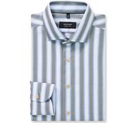 OLYMP SIGNATURE Tailored Fit Hemd grün, Gestreift