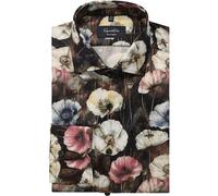 OLYMP SIGNATURE Tailored Fit Hemd marine, Bedruckt