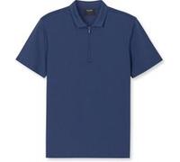 OLYMP SIGNATURE Wirk Premium Poloshirt Herren, Blau, Kurzarm, S (84211218S)