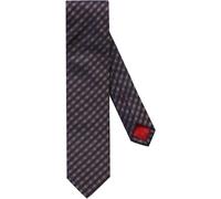 OLYMP Slim Krawatte blau/braun, Kariert