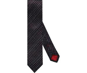 OLYMP Slim Krawatte blau/rot, Gemustert