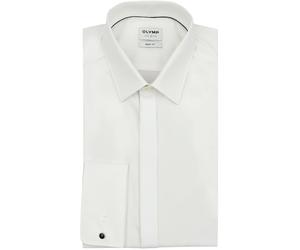 OLYMP Smoking Hemd Level 5 Ecru - Größe 40 Wollweiß 40