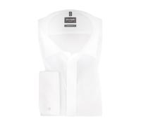 OLYMP Soiré Comfort Fit Galahemd weiss, Einfarbig