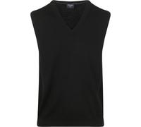 OLYMP Herren Strickweste Pullunder,Business Basic,ärmellos,Single Jersey,Regular fit,schwarz 68,XL