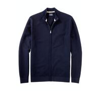 OLYMP Level Five Strickjacke mit Strukturmuster in Marine, Größe L
