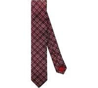 OLYMP Super Slim Krawatte bordeaux/rosa, Gemustert