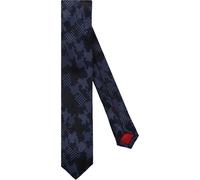 OLYMP Super Slim Krawatte dunkelblau, Gemustert