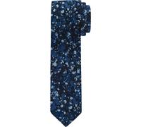 OLYMP Super Slim Krawatte marine, Gemustert