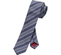 OLYMP Super Slim Krawatte marine, Gestreift