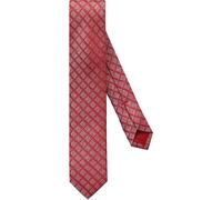 OLYMP Super Slim Krawatte rot, Kariert