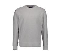 OLYMP Sweatshirt Herren Regular Fit Rundhals Baumwolle grau, L