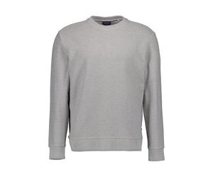 OLYMP Sweatshirt Herren Regular Fit Rundhals Baumwolle grau, L