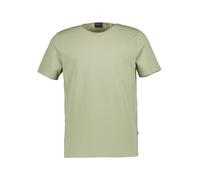 OLYMP T-Shirt Herren Regular Fit Kurzarm Baumwoll-Stretch grün, M