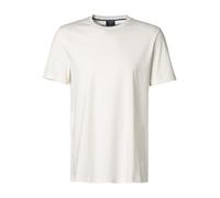 OLYMP T-Shirt Herren Regular Fit Kurzarm Rundhals Baumwolle weiß, M