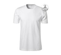 OLYMP T-Shirt Regular Fit Rundhals 2Pack Weiß 4XL