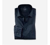 OLYMP TWILL LANGARM HEMD MODERN FIT NACHTBLAU - 44 - XL