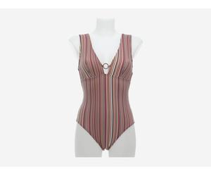 Olympia Damen Badeanzug Streifen rot 38B