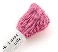 Olympus Sashiko Garn, Baumwolle, Strang, ca 100m, Farbe 110, altrosa, hergestellt in Japan