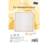 Olympus Thread Hitomezashi Sashiko Stickpackung Hana Fukin Honeycomb Stoff bedruckt