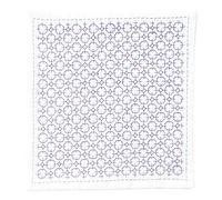 Olympus Thread Hitomezashi Sashiko Stickpackung Taschentuch iine Hydorangea Stoff bedruckt