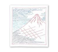 Olympus Thread Sashiko Stickpackung Hana Fukin Hokusai Katsushika Serie Fine Breezy Day Stoff bedruckt
