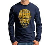 OM3® Breaking-Danger Langarm Shirt - Herren - Bad Heisenberg Crystal Meth Cook - Navy, S