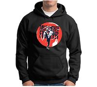 OM3® Muay Thai Boxer Hoodie - Herren - Fighter Boxing Material Arts Thailand Sunset - Kapuzen-Pullover Schwarz, XXL