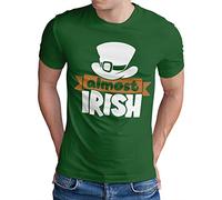 OM3® St. Patrick's Day T-Shirt - Herren - St Pat's Almost Irish Shenanigans - Grün, M