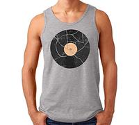 OM3® Vinyl Record Disc LP Tank Top Shirt | Herren | Classic Retro Audio DJ Music | S - 4XL