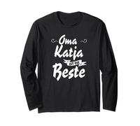 Oma Katja ist die Beste Langarmshirt