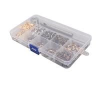 Omabeta Grommet Kit 1/4 Langlebige Metallösen Zum Dekorieren von Lederhandwerk mit 320 Teilen in 4 Farben
