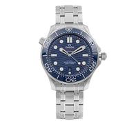 Omega Seamaster Diver 300M Steel Blue Dial Mens Watch 210.30.42.20.03.001