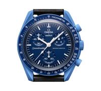 Omega x Swatch Kollektion MoonSwatch - Mission zum Neptun - Bioceramic-Kollektion Blau und Schwarz SO33N100