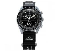 Omega x Swatch Moon Swatch Mission to The Moon Speedmaster, Schwarz, SO33M100, Unisex