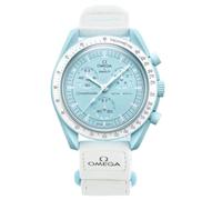 Omega x Swatch Moon Swatch Mission to Uranus Speedmaster, Blau, Unisex