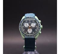OMEGA x Swatch MoonSwatch Mission on Earth Straußenleder SO33G100C
