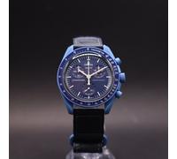 OMEGA x Swatch MoonSwatch Mission to Neptune Straußenleder SO33N100C