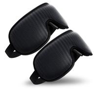 Omnirelexx® 2er Set - Atmungsaktive 3D Schlafmaske (Schwarz/Schwarz) 2 St