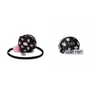 OMP! Pug - Kleiner Runde Schultertasche + Oval Geldbörse