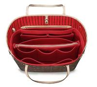 OMYSTYLE FASHION börse Organizer Einsatz, Handtasche & Tote Organizer, perfekt für Speedy Neverfull und mehr,rot,US XL (EU 2XL)