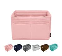 OMYSTYLE Geldbörsen-Organizer-Einsatz für Handtaschen, Filztaschen-Organizer für Tragetasche und Geldbörse, Tragetaschen-Organizer-Einsatz in 5 Größen, kompatibel mit Neverful Speedy und mehr, Pink,