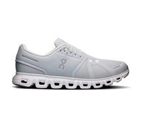 On - Cloud 6 Wide - Sneaker, Gr. 44, grau (Glacier/White)