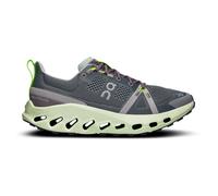On - Cloudsurfer Trail - Trailrunningschuhe, Gr. 42.5, grau/ lima (Iron/Lima)