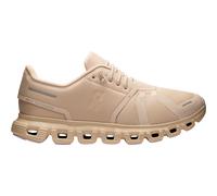 On Damen Cloud 6 Schuhe (Größe 40.5, beige)